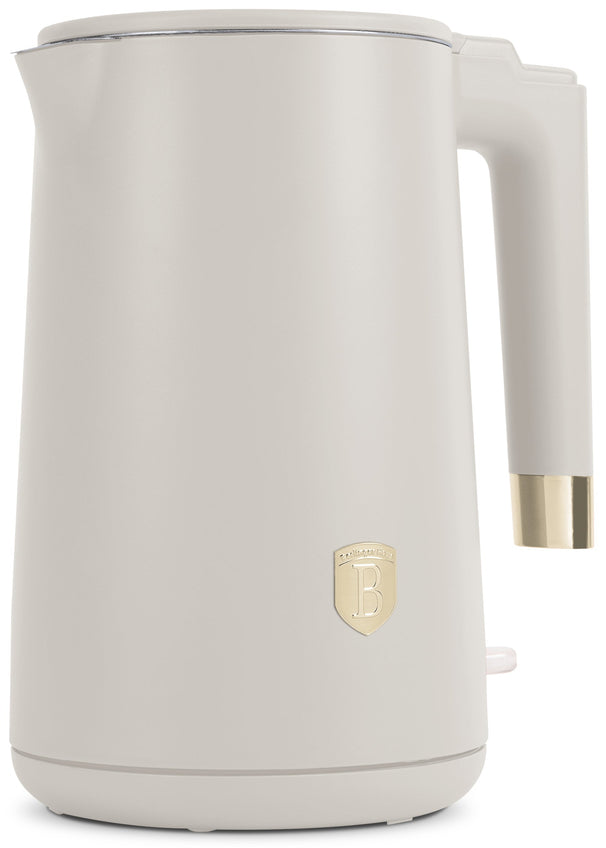BerlingerHaus Elkande Dubbelvægget Mat Creme - 1.7 Liter - 1800W