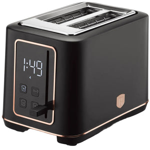 BerlingerHaus Brødrister Digital Sort Roséguld - 2 Slots - 870W