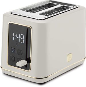 BerlingerHaus Brødrister Digital Mat Creme - 2 Slots - 870W