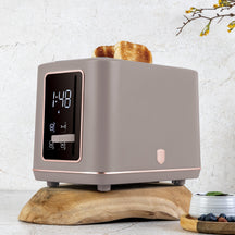 BerlingerHaus Brødrister Digital Taupe - 2 Slots - 870W