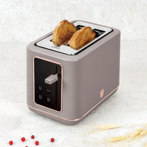 BerlingerHaus Brødrister Digital Taupe - 2 Slots - 870W
