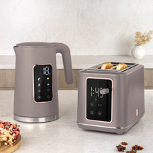 BerlingerHaus Brødrister Digital Taupe - 2 Slots - 870W