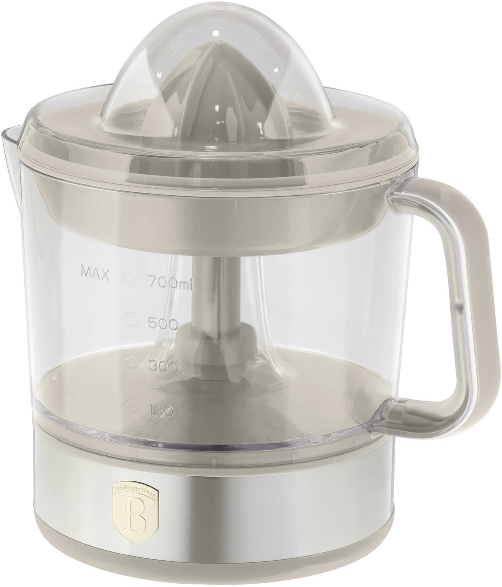BerlingerHaus Elektrisk Citruspresse / Appelsinpresser Mat Creme - 0,7 L - 40 W