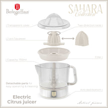 BerlingerHaus Elektrisk Citruspresse / Appelsinpresser Mat Creme - 0,7 L - 40 W