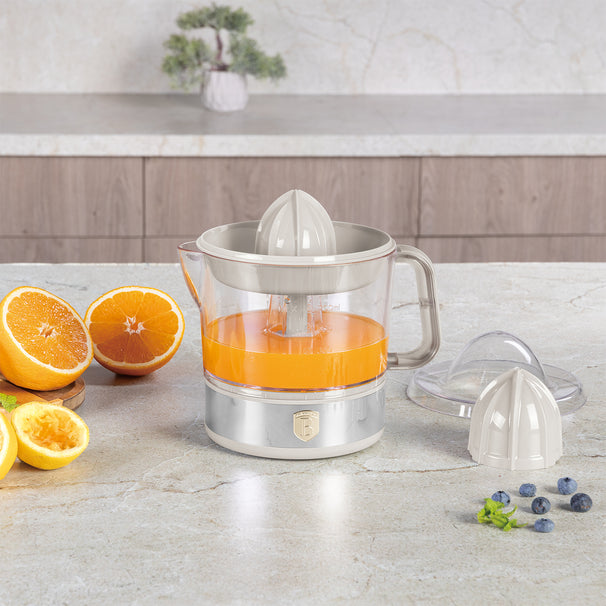 BerlingerHaus Elektrisk Citruspresse / Appelsinpresser Mat Creme - 0,7 L - 40 W