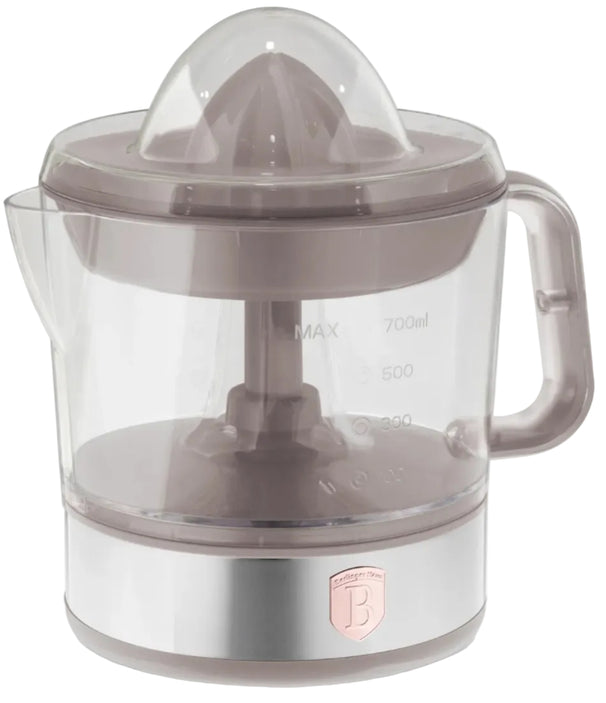 BerlingerHaus Elektrisk Citruspresse / Appelsinpresser Taupe - 0,7 L - 40 W