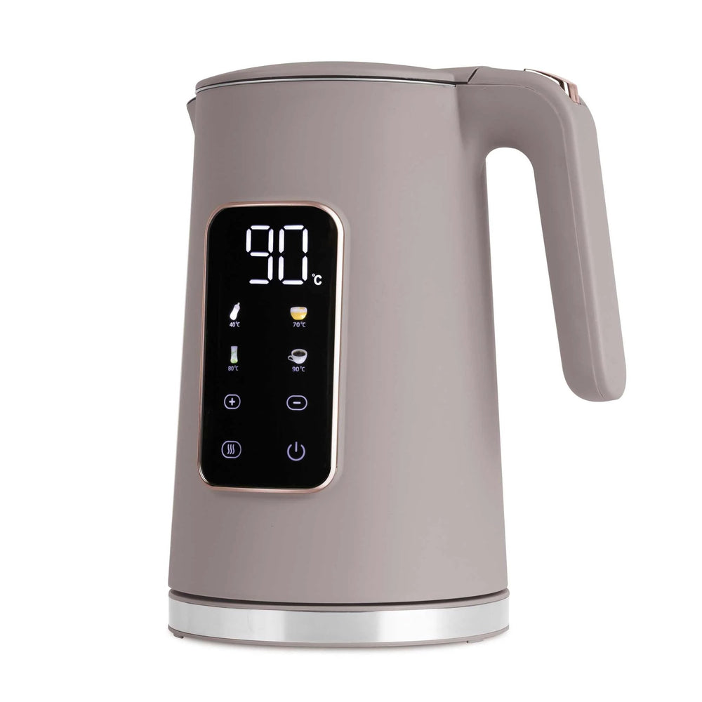 BerlingerHaus Elkande Digital Taupe - Temperaturindstilling - 1.7 Liter - 2200W