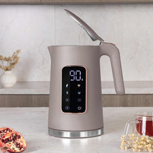 BerlingerHaus Elkande Digital Taupe - Temperaturindstilling - 1.7 Liter - 2200W