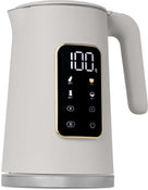 BerlingerHaus Elkande Digital Mat Creme - Temperaturindstilling - 1.7 Liter - 2200W