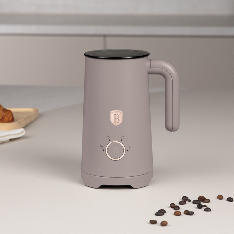 BerlingerHaus Elektrisk Mælkeskummer 4-i-1 Taupe - 160 ml
