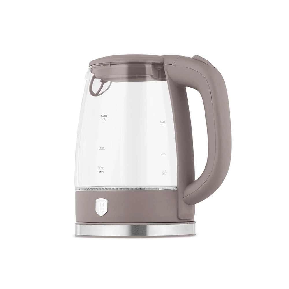 BerlingerHaus Elkande Glas Taupe - 1.7 Liter - 2200W