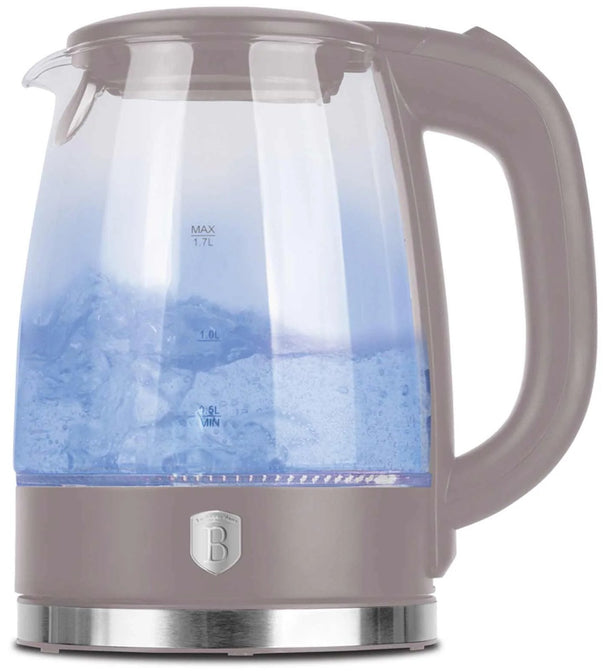 BerlingerHaus Elkande Glas Taupe - 1.7 Liter - 2200W