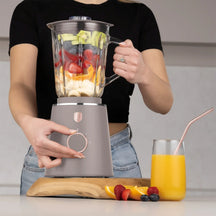 BerlingerHaus Blender Taupe - Glas Kande - 1.5 Liter - 1000W