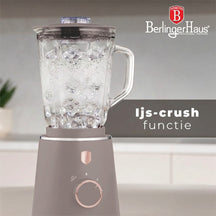 BerlingerHaus Blender Taupe - Glas Kande - 1.5 Liter - 1000W