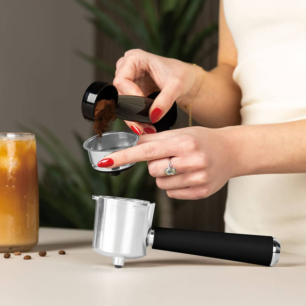BerlingerHaus Espressomaskine / Pistonmaskine Digital Mat Sort - 3-i-1 - 20 Bar - 1,0 Liter