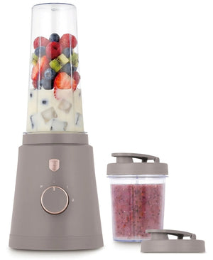 BerlingerHaus Smoothie Blender to Go Taupe - Inkluderer 2 Beholdere - 320W