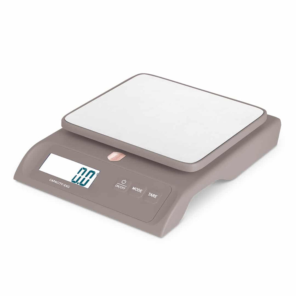 BerlingerHaus Køkkenvægt Digital Taupe - Maksimalt 6 kg