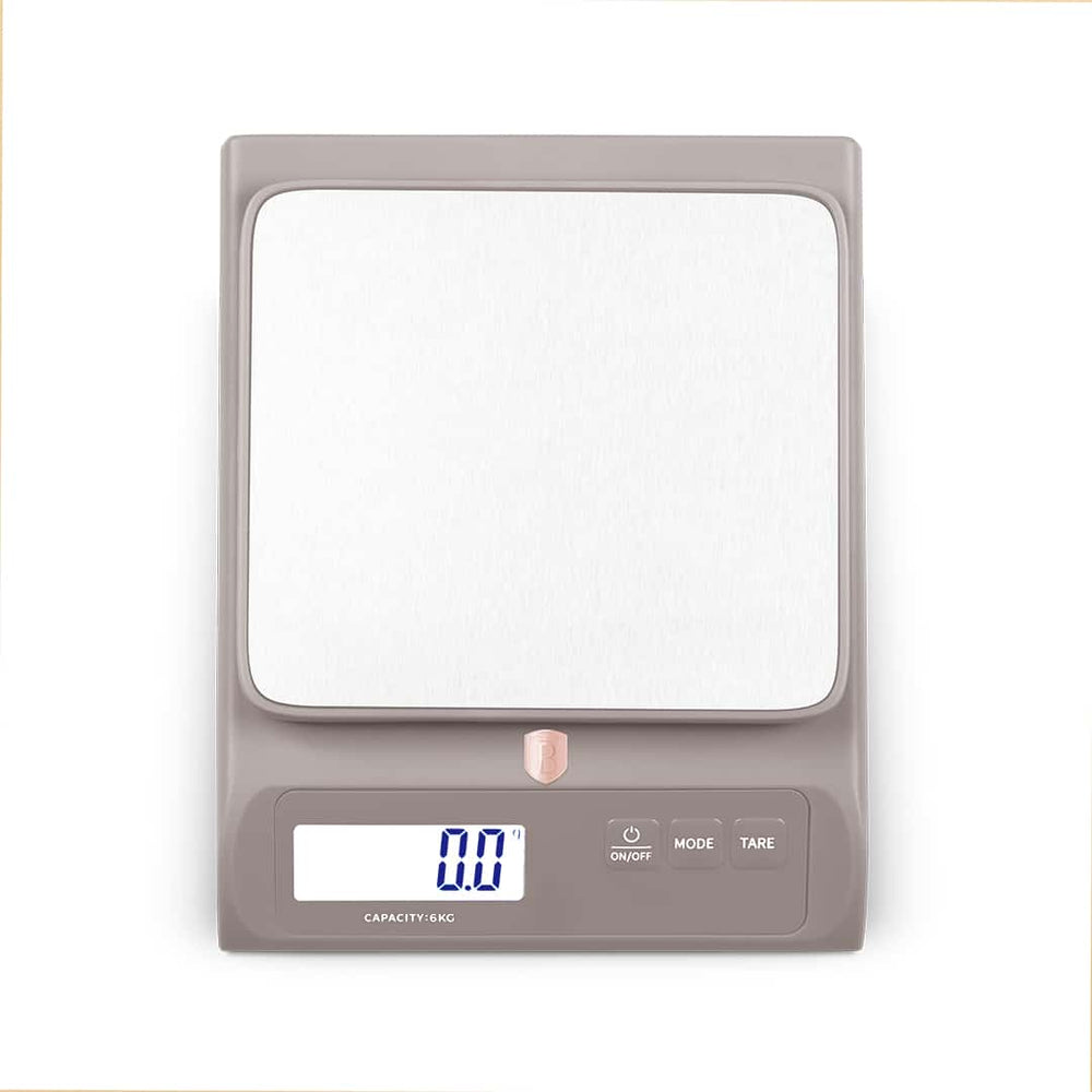BerlingerHaus Køkkenvægt Digital Taupe - Maksimalt 6 kg