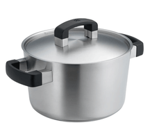 BK Pannenset Conical Cool 5-delig - RVS - Kogepande ø 16, 18, 20, 24 cm & Steelpande ø 16 cm