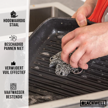 Blackwell Stegepandssæt Skillets Gussejern 3-Delt ø 16, 20 & 25 cm - egnet til alle varmekilder - uden non-stick belægning