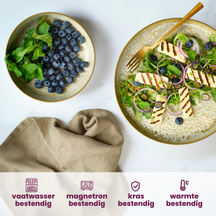 Cosy & Trendy Serviesset Baltic Luna 18-delig / 6 personer - 6 dinerborden, 6 ontbijtborden og 6 skåle