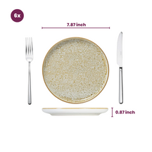 Cosy & Trendy Morgenmadstallerkener / Desserttallerkener - Baltic Luna ø 20 cm - 6 stk.