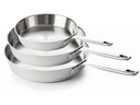 Beka Koekenpannenset Maestro RVS 3-Delig ø 20, 24 & 28 cm - egnet til alle varmekilder - uden non-stick belægning