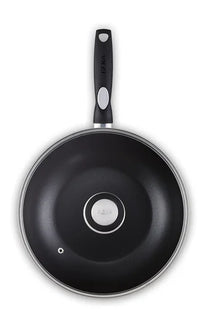 Beka Wokpande med glaslåg Pro Induc ø 28 cm - keramisk non-stick belægning