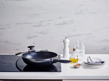 Beka Wokpande med glaslåg Pro Induc ø 28 cm - keramisk non-stick belægning