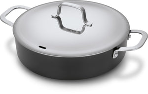Beka Hapjespan / Sauteerpan med deksel Maestro Alu ø 28 cm - keramiske anti-stick belægning
