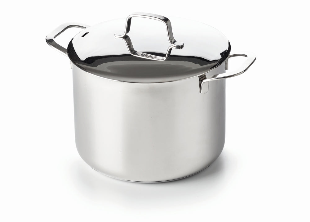 Beka Soeppan Maestro RVS med deksel ø 24 cm / 7.4 liter - egnet til alle varmekilder