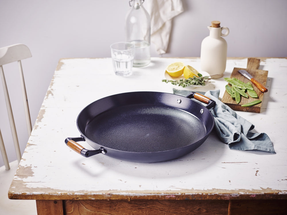 Beka Paella pande med 2 sidehåndtag Mandala Gussejern ø 36 cm - keramisk non-stick belægning - egnet til alle varmekilder