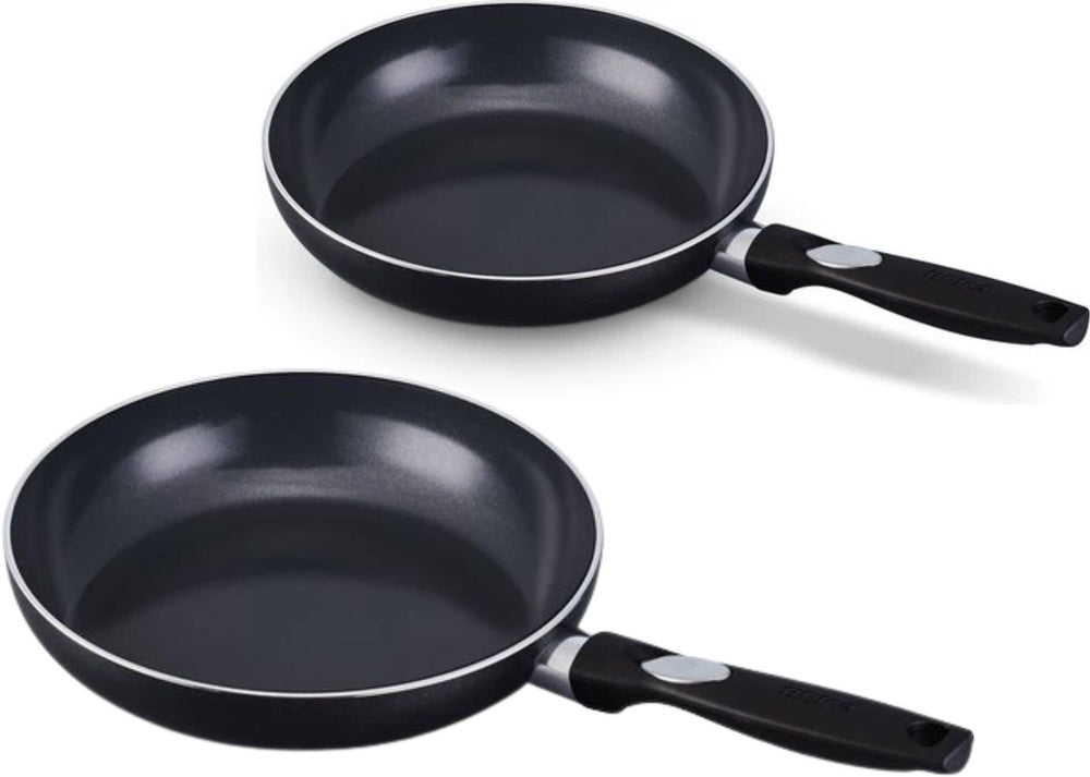 Sola Pannenset Pearl 7-Delt RVS - Downdraft egnet - Kogepande ø 16, 18, 20 cm & Kasserolle ø 16 cm + Stegepande ø 24, 28 cm + Gryde ø 24 cm