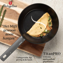 BerlingerHaus Pannenset Mat Antracit 7-Delig - Kogepande ø 20, 24, 28 cm, Stegepande ø 20 & 24 cm - egnet til alle varmekilder