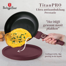 BerlingerHaus Pannenset Mat Bordeaux 11-Delig - Kookpan ø 20, 24, 28 cm, Koekenpan ø 24, 28 cm & Steelpan ø 16 cm - egnet til alle varmekilder