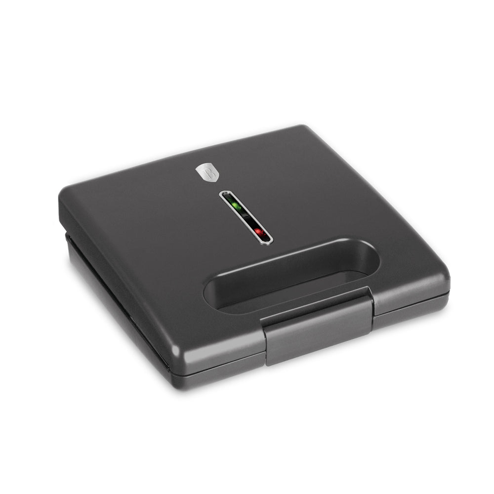 BerlingerHaus Tosti-ijzer 3-in-1 Mat Antraciet - Udtagelige Plader - Vaffel & Grill - 780W