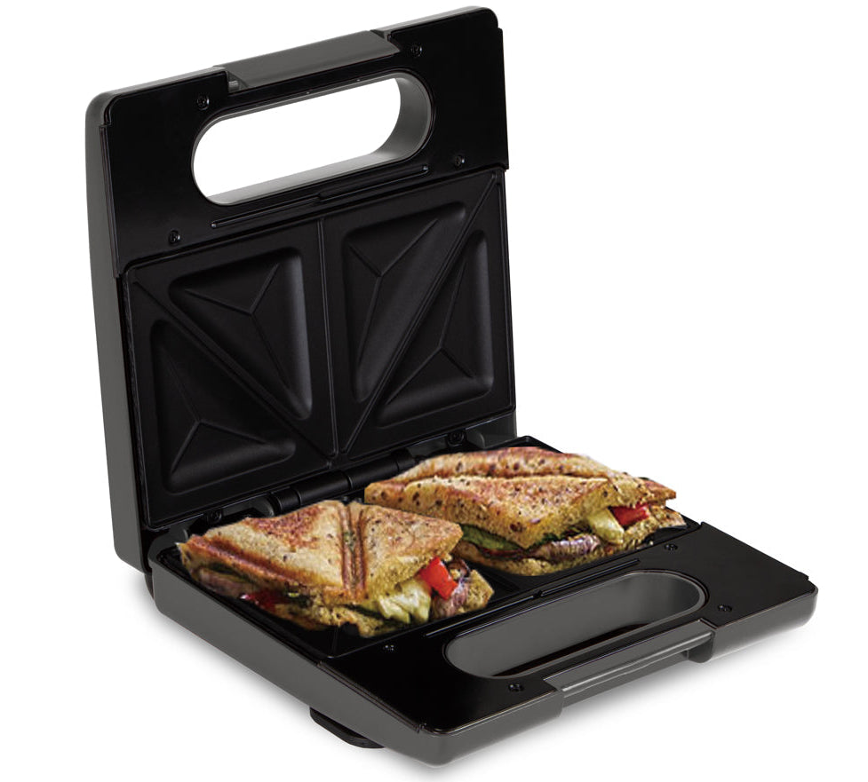 BerlingerHaus Tosti-ijzer 3-in-1 Mat Antraciet - Udtagelige Plader - Vaffel & Grill - 780W