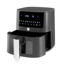 BerlingerHaus Airfryer XXXL Mat Antraciet - med Kijkvenster - 8 Liter - 1650W