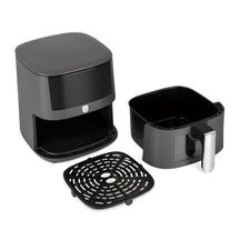 BerlingerHaus Airfryer XL Mat Antraciet - med Kiggevindue - 5 Liter - 1400W