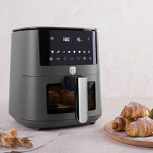 BerlingerHaus Airfryer XL Mat Antraciet - med Kiggevindue - 5 Liter - 1400W
