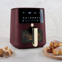 BerlingerHaus Airfryer XL Mat Bordeaux - med Kikhul - 5 Liter - 1400W