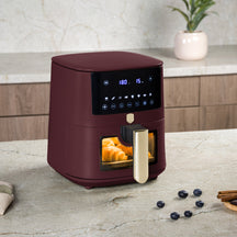 BerlingerHaus Airfryer XL Mat Bordeaux - med Kikhul - 5 Liter - 1400W
