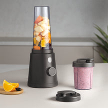BerlingerHaus Smoothie Blender to Go Mat Antraciet - Inkluderer 2 Beholdere - 320W