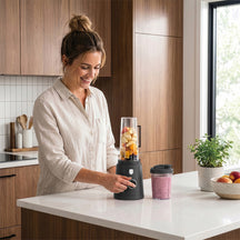 BerlingerHaus Smoothie Blender to Go Mat Antraciet - Inkluderer 2 Beholdere - 320W