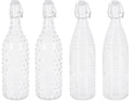 Cookinglife Beugelflasker Dots & Lines - 1 Liter - 4 stk.
