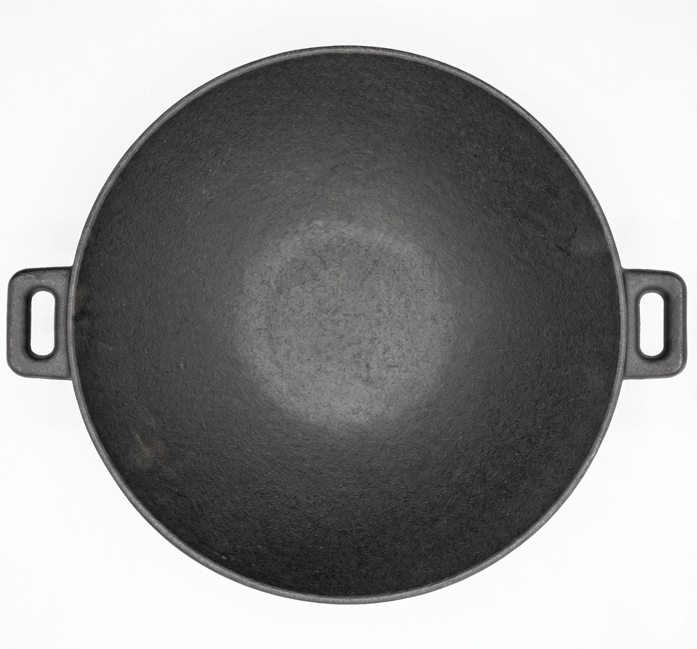 Blackwell Wokpande / Wadjan Gussejern ø 36 cm / 6.5 liter - egnet til alle varmekilder - uden non-stick belægning