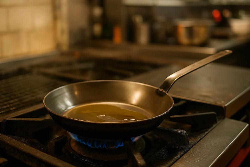 Blackwell Stegepande Pladejern - Lyonnaiserpande - ø 28 cm - egnet til alle varmekilder - uden non-stick belægning