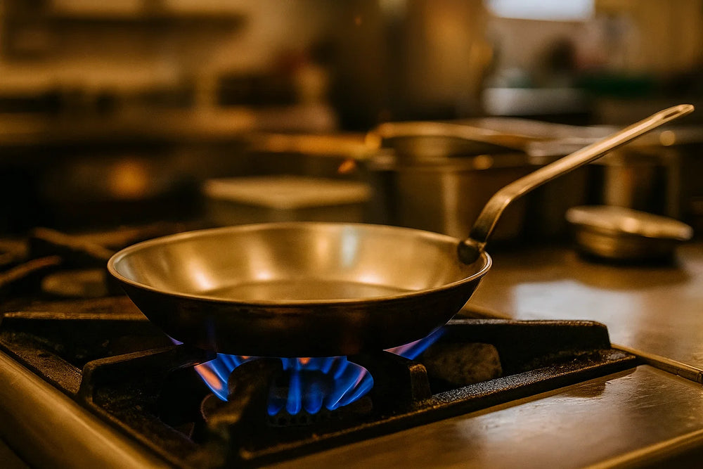 Blackwell Stegepande Pladejern - Lyonnaiserpande - ø 30 cm - egnet til alle varmekilder - uden non-stick belægning