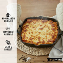 Blackwell Ovenschaal Cast Iron Gietijzer - 25 x 25 cm / 2 Liter - uden non-stick belægning