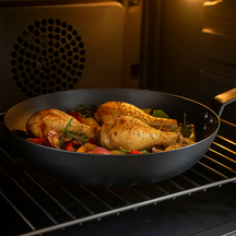 Blackwell Stegepande Carbon Stål ø 30 cm - egnet til alle varmekilder - uden non-stick belægning